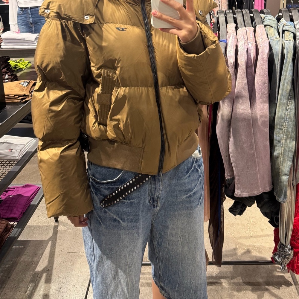 Diesel Brown Puffer Jacket